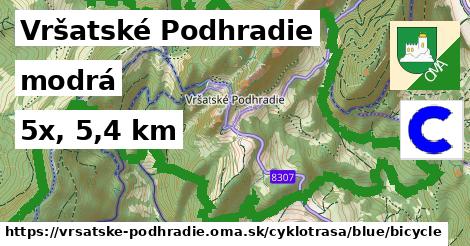 Vršatské Podhradie Cyklotrasy modrá bicycle