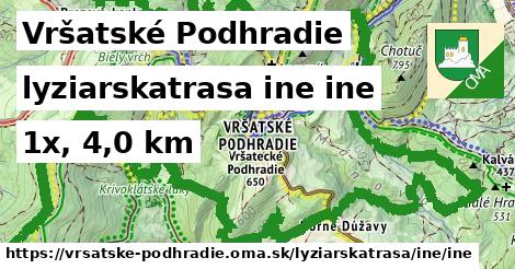 Vršatské Podhradie Lyžiarske trasy iná iná