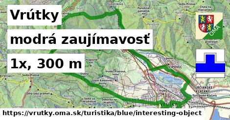 Vrútky Turistické trasy modrá zaujímavosť