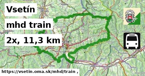 Vsetín Doprava train 