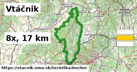 Vtáčnik Turistické trasy iná iná