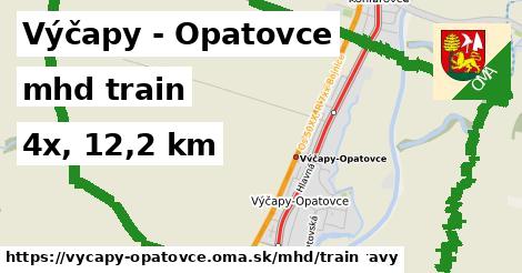 Výčapy - Opatovce Doprava train 