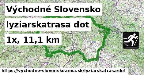 Východné Slovensko Lyžiarske trasy dot 