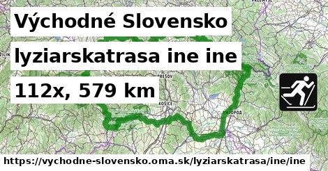 Východné Slovensko Lyžiarske trasy iná iná