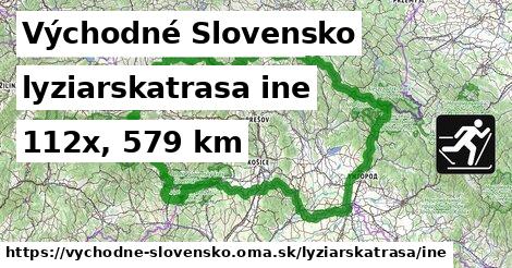 Východné Slovensko Lyžiarske trasy iná 