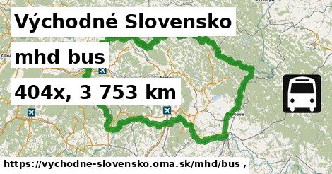 Východné Slovensko Doprava bus 