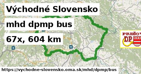 Východné Slovensko Doprava dpmp bus