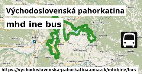 Východoslovenská pahorkatina Doprava iná bus