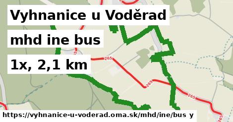 Vyhnanice u Voděrad Doprava iná bus