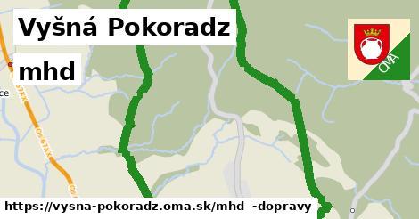 Vyšná Pokoradz Doprava  