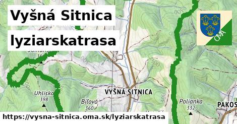 Vyšná Sitnica Lyžiarske trasy  