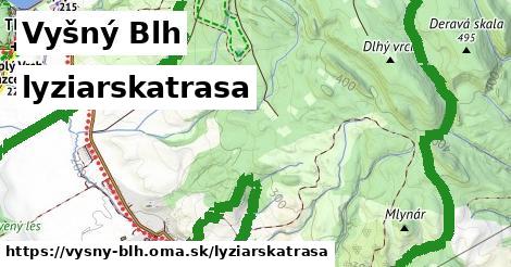 Vyšný Blh Lyžiarske trasy  