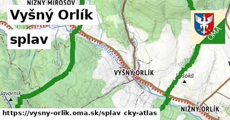 Vyšný Orlík Splav  