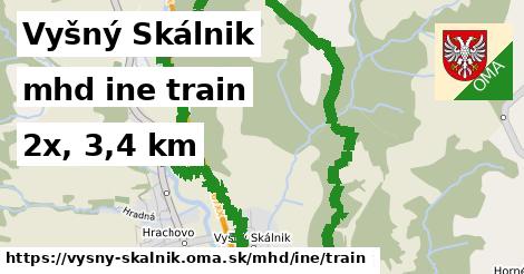 Vyšný Skálnik Doprava iná train