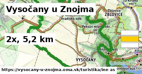 Vysočany u Znojma Turistické trasy iná 