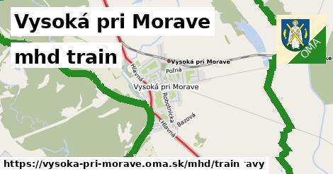 Vysoká pri Morave Doprava train 