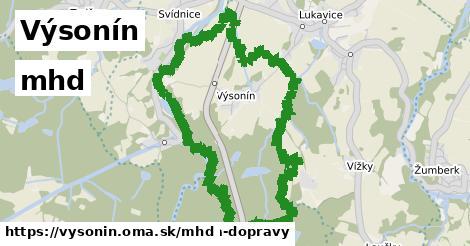 Výsonín Doprava  