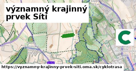 významný krajinný prvek Sítí Cyklotrasy  