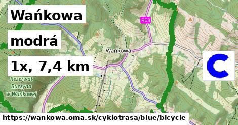 Wańkowa Cyklotrasy modrá bicycle