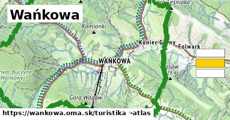Wańkowa Turistické trasy  