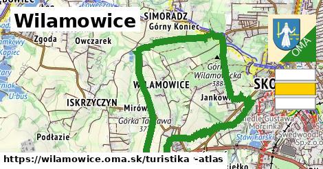 Wilamowice Turistické trasy  