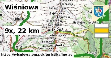 Wiśniowa Turistické trasy iná 