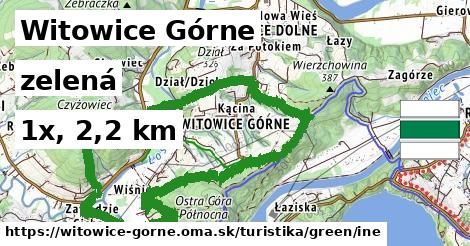 Witowice Górne Turistické trasy zelená iná