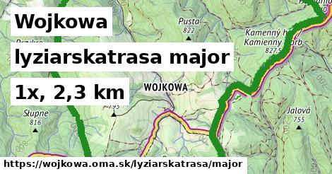 Wojkowa Lyžiarske trasy hlavná 