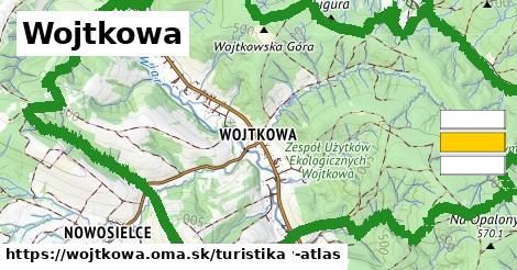 Wojtkowa Turistické trasy  
