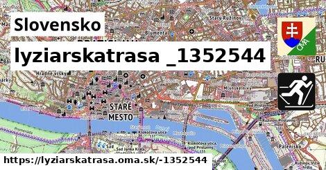červená lyziarskatrasa