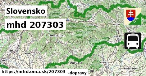Bus 207303: Voderady ONE Fashion Outlet - Hrnčiarovce nad Parnou - Trnava