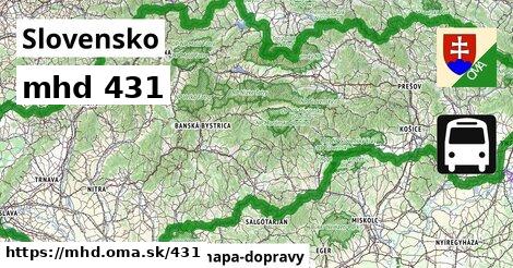 Linky číslo 431 v SR