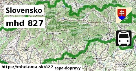 Linky číslo 827 v SR