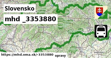 Linka č. 810425 Teplička  >  Autobusová stanica bez zast. Hájik