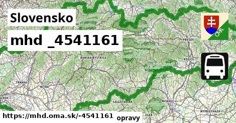 MHD 100: Aut.nástupište = >  Ul.M.Benku II (V.ZŠ)