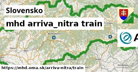 Slovensko Doprava arriva-nitra train