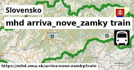 Slovensko Doprava arriva-nove-zamky train