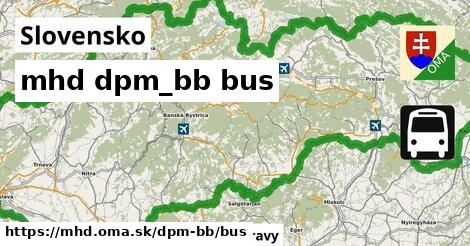 Slovensko Doprava dpm-bb bus