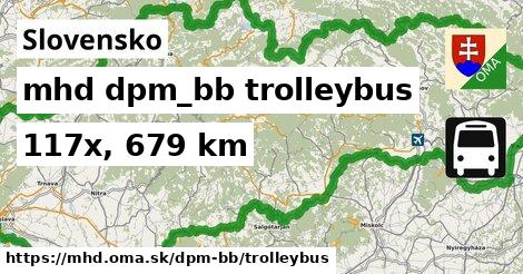 Slovensko Doprava dpm-bb trolleybus