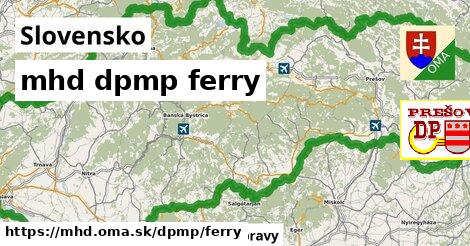 Slovensko Doprava dpmp ferry