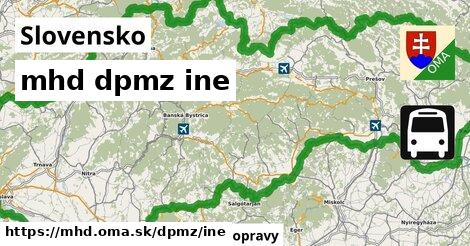 Slovensko Doprava dpmz iná