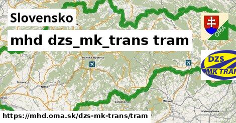 Slovensko Doprava dzs-mk-trans tram