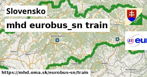 Slovensko Doprava eurobus-sn train