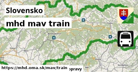Slovensko Doprava mav train