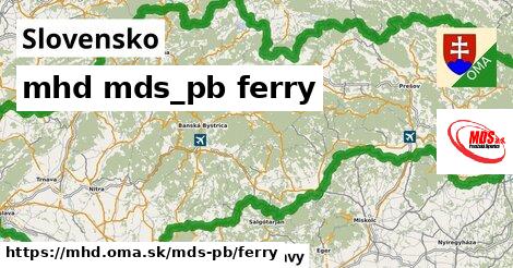 Slovensko Doprava mds-pb ferry