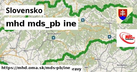 Slovensko Doprava mds-pb iná