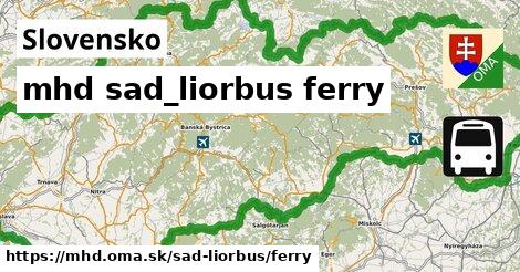 Slovensko Doprava sad-liorbus ferry