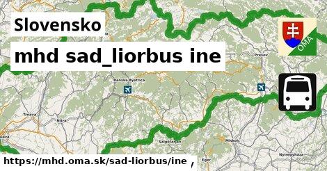 Slovensko Doprava sad-liorbus iná