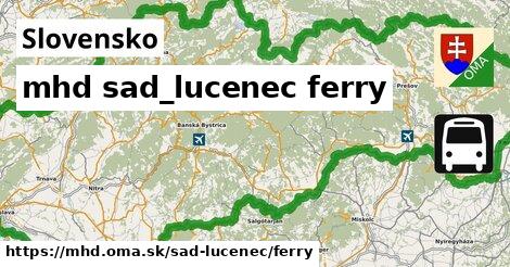 Slovensko Doprava sad-lucenec ferry