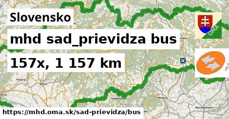 Slovensko Doprava sad-prievidza bus